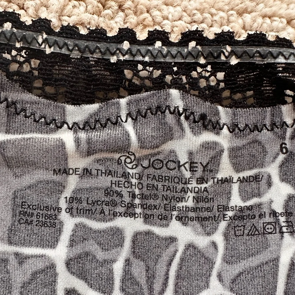 3 pairs of Jockey Panties Hip Brief, Hi-Cut, Boy Leg High-Waisted Briefs Size 6